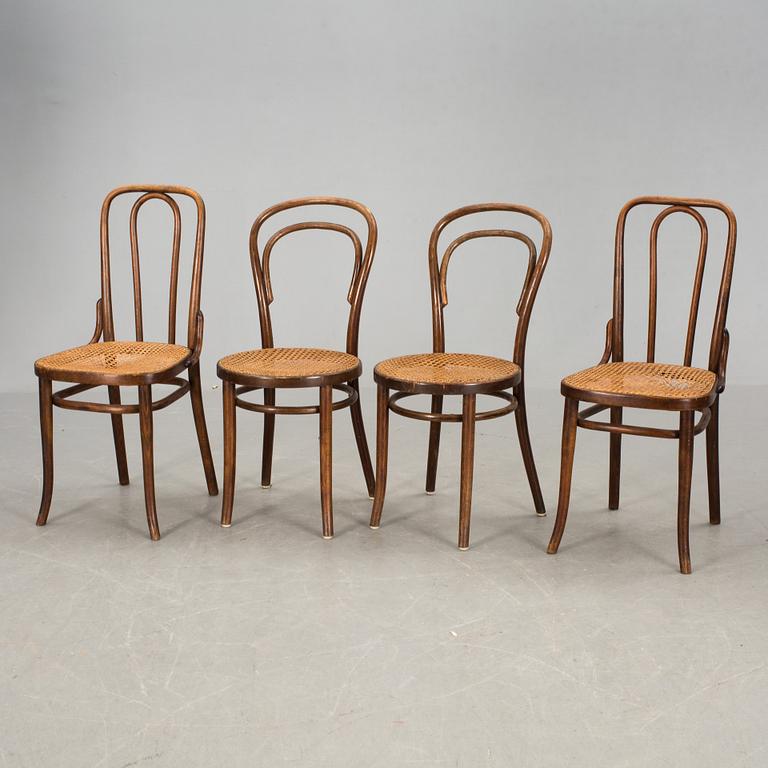 STOLAR, 4 st, bl a Thonet. 1900-talets första hälft.