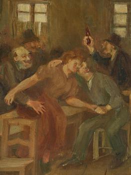 Ivar Arosenius, Café interior.