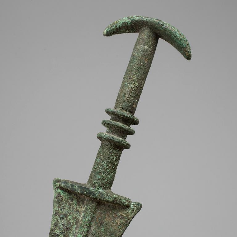 A bronze sword possibly Luristan circa 1000 B.C.