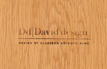 A "BOWIE" ARMCHAIR DESIGNED BY CLAESSON, KOIVISTO AND RUNE FOR DAVID DESIGN.