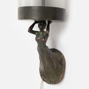 Wall lamp, first half of the 20th century.