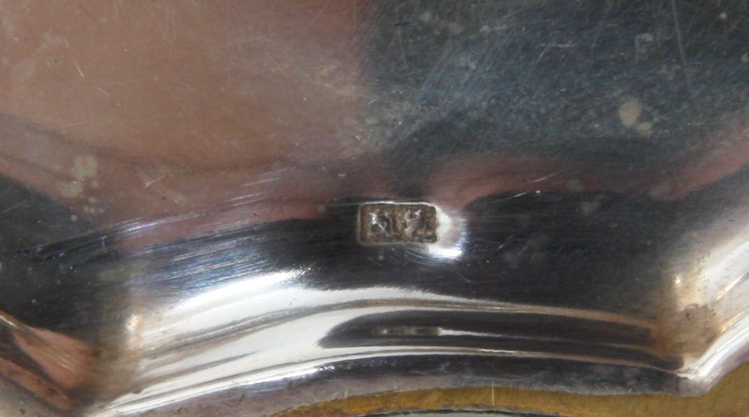 LJUSSTAKAR, ett par, nysilver.