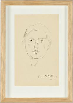 Einar Jolin, Self-portrait.