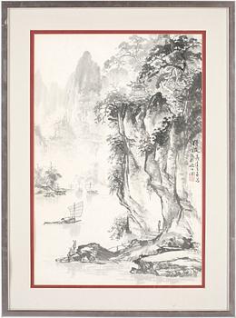 OKÄND KONSTNÄR, akvarell, Japan, 1900-tal.