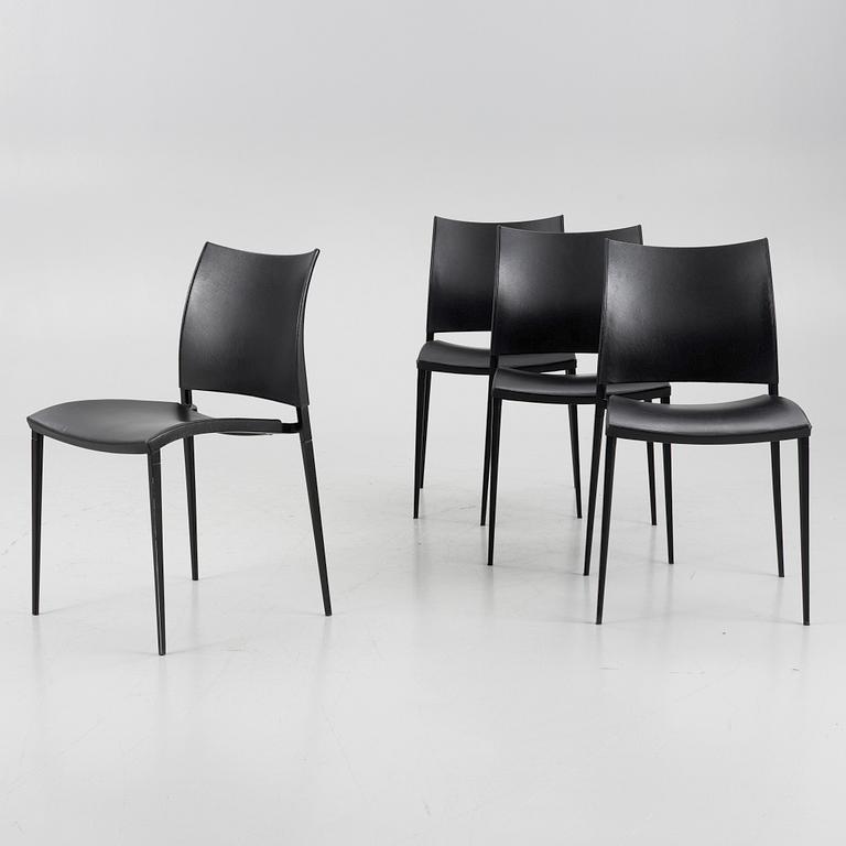 Pocci & Dondoli, chairs, 4 pcs, "Sand", Desalto.