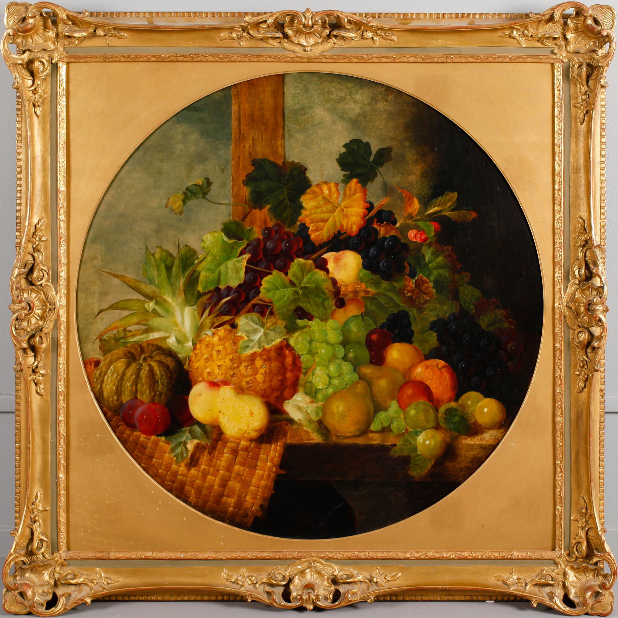 JOSHUA COOK II, möjligen, olja på duk, signerad och daterad 1853.