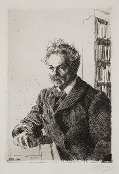 656. Anders Zorn, "August Strindberg".