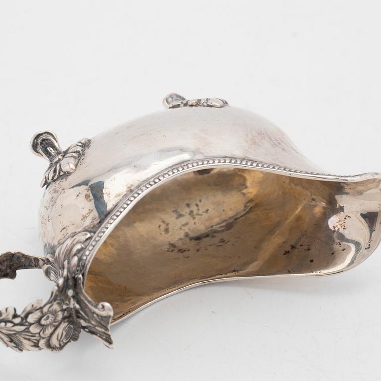 Cream jug, silver, 19th century.