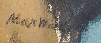 MAX WALTER SVANBERG, 2 akvareller, signerade, den ena daterad 36.