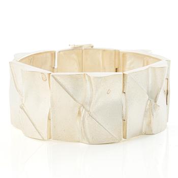 Björn Weckström, Bracelet, sterling silver, Finland, 1974. For Lapponia.