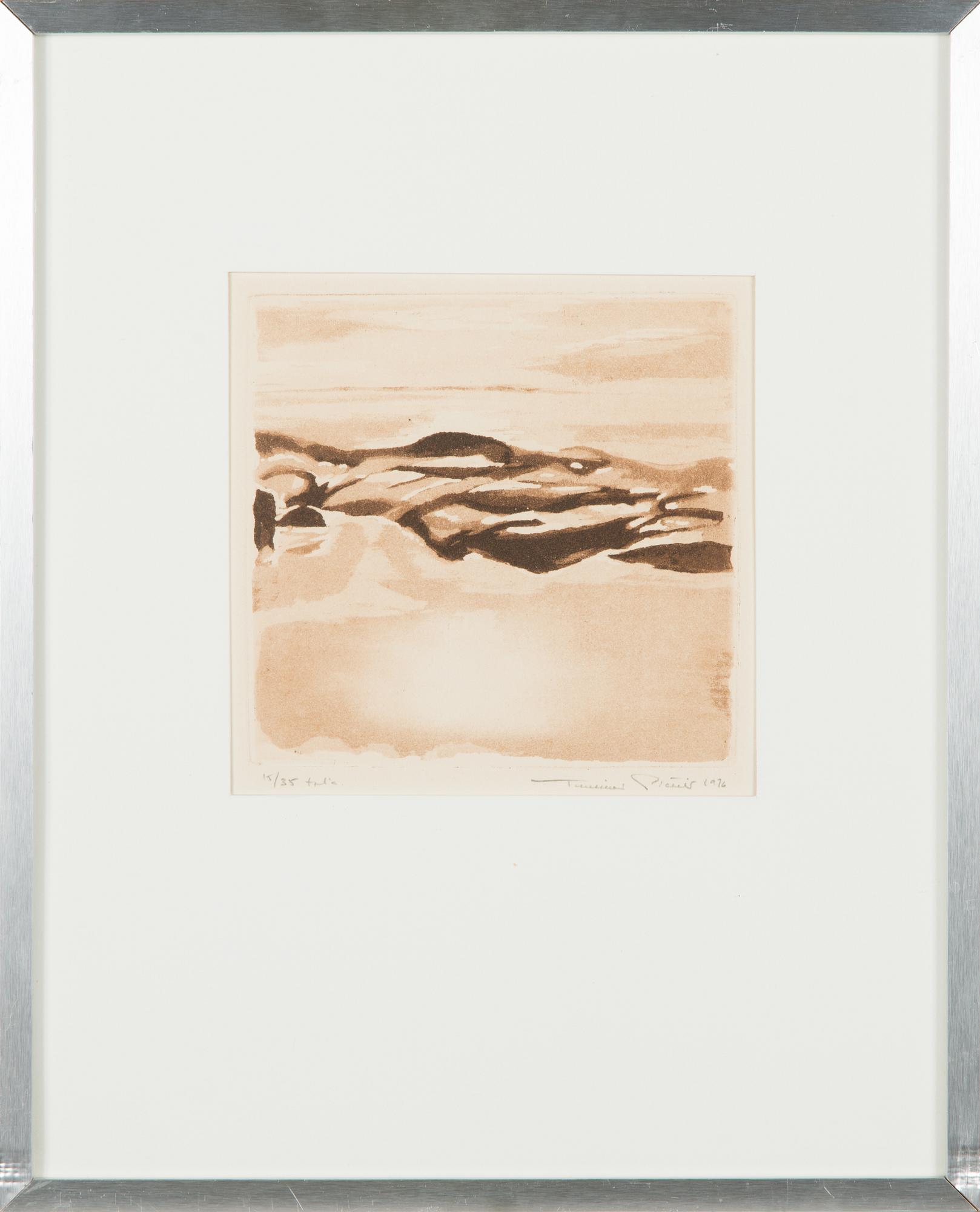 Tuulikki Pietilä, etching, signed and dated 1976, numbered 15/35 tpl'a.