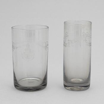 A 40-piece 'Antik' glass service, Reijmyre, 20th Century.