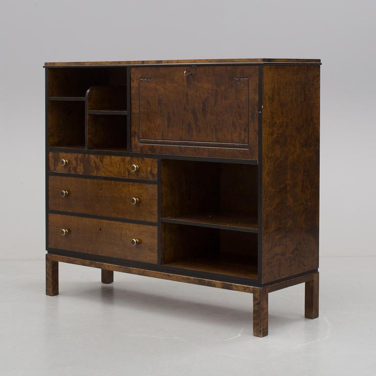 SKÅP, art deco, möjligen Axel Larsson Bodafors, 1900-talets mitt.1920/30-tal.