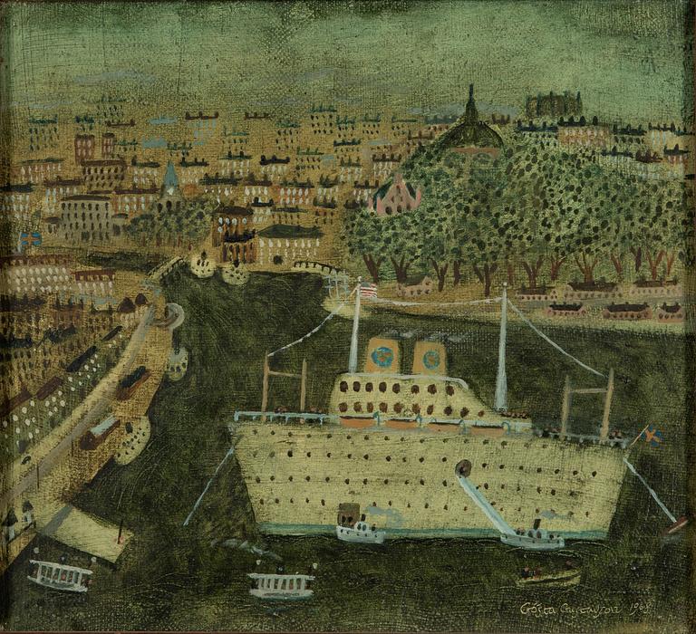 Gösta Gustavson, "Gripsholm på Strömmen".