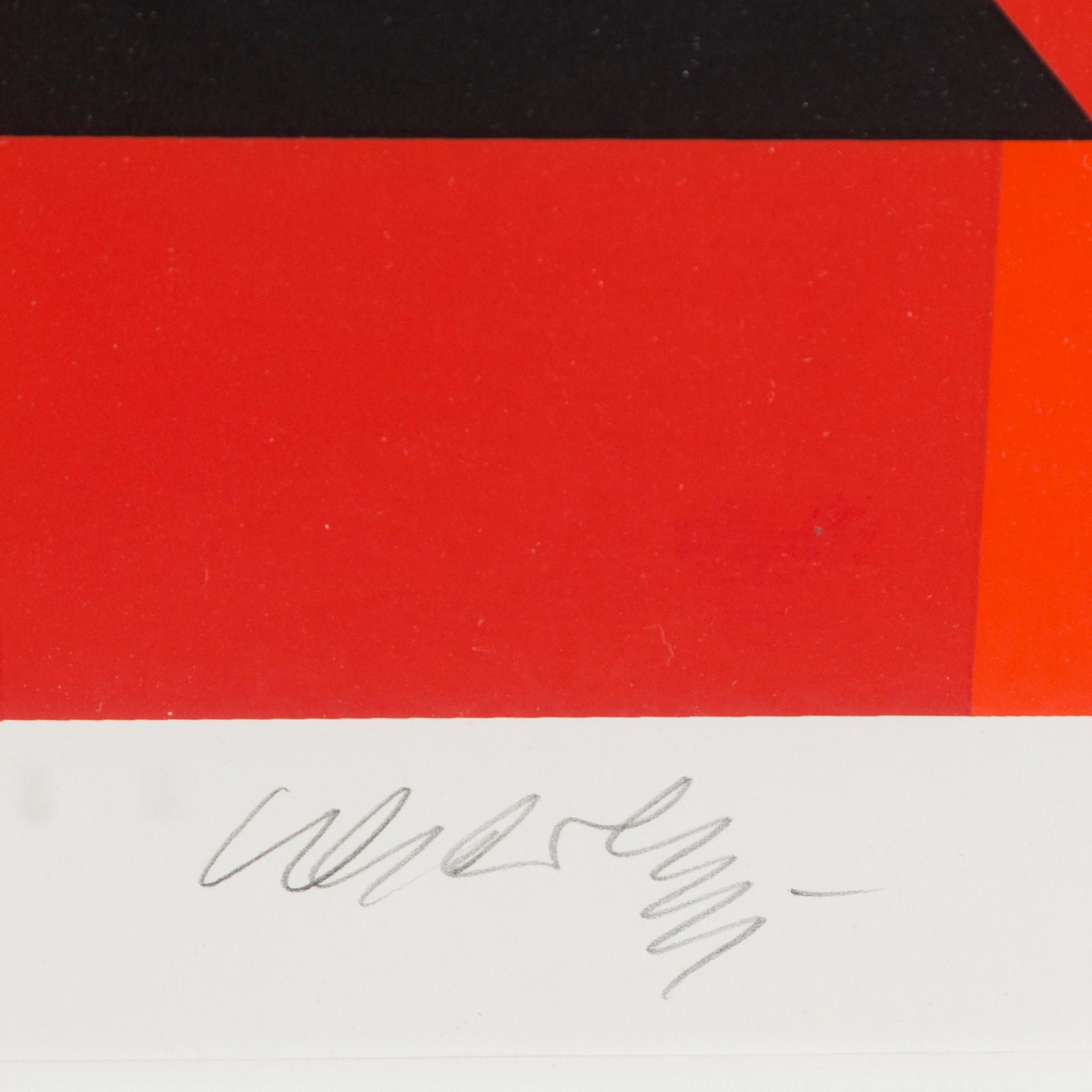 VICTOR VASARELY, färgserigrafi, signerad och numrerad 88/100.