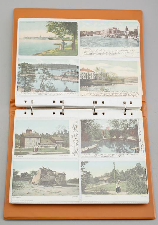 SAMLING VYKORT, ca 440 kort, från sekelskiftet 1900 och framåt.
