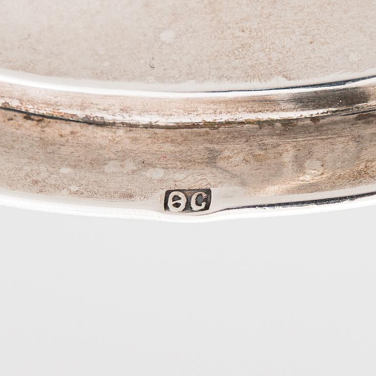 A lidded silver sugar bowl, Moscow, Russia 1807. Cyrillic maker's mark FS, Fyodor Serebrianikov.