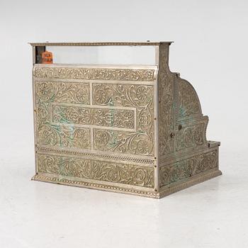 Kassaapparat, modellnummer 37, National Cash Register Co, USA, omkring år 1900.