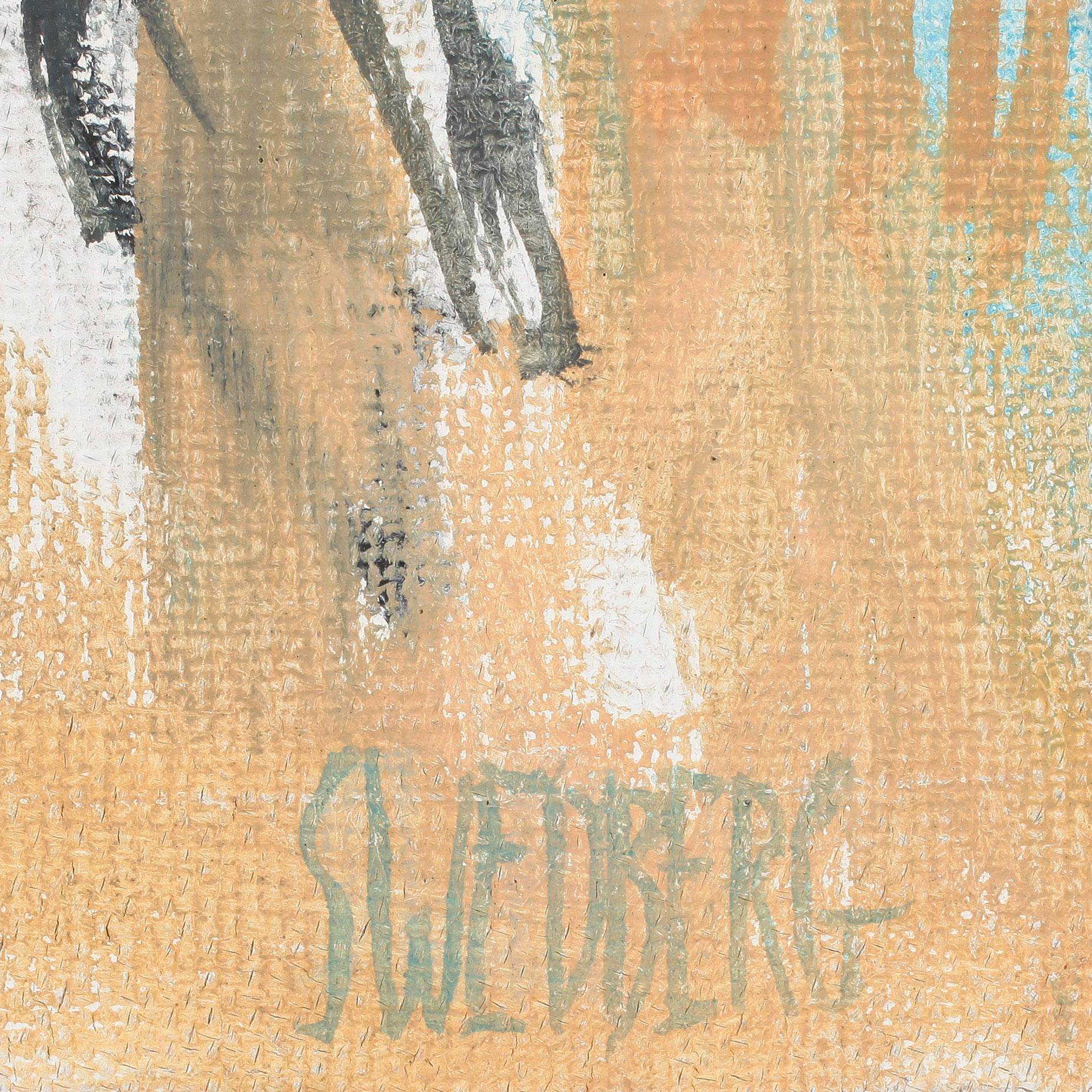 ROLF SWEDBERG. Olja på duk. Sign Swedberg.