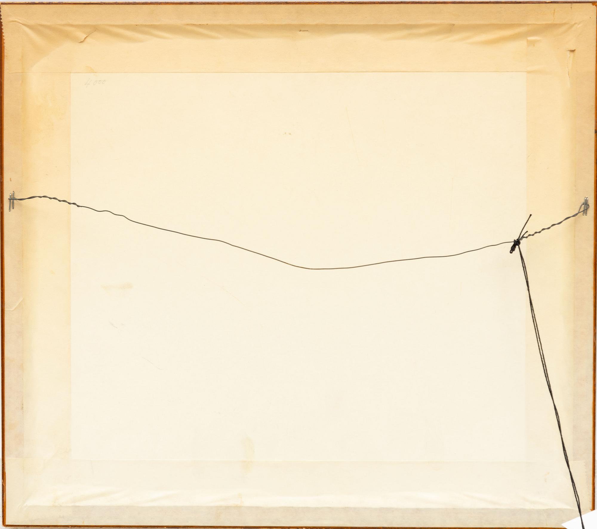 Gunnar Brusewitz, Spring Winter Landscape with Badger.