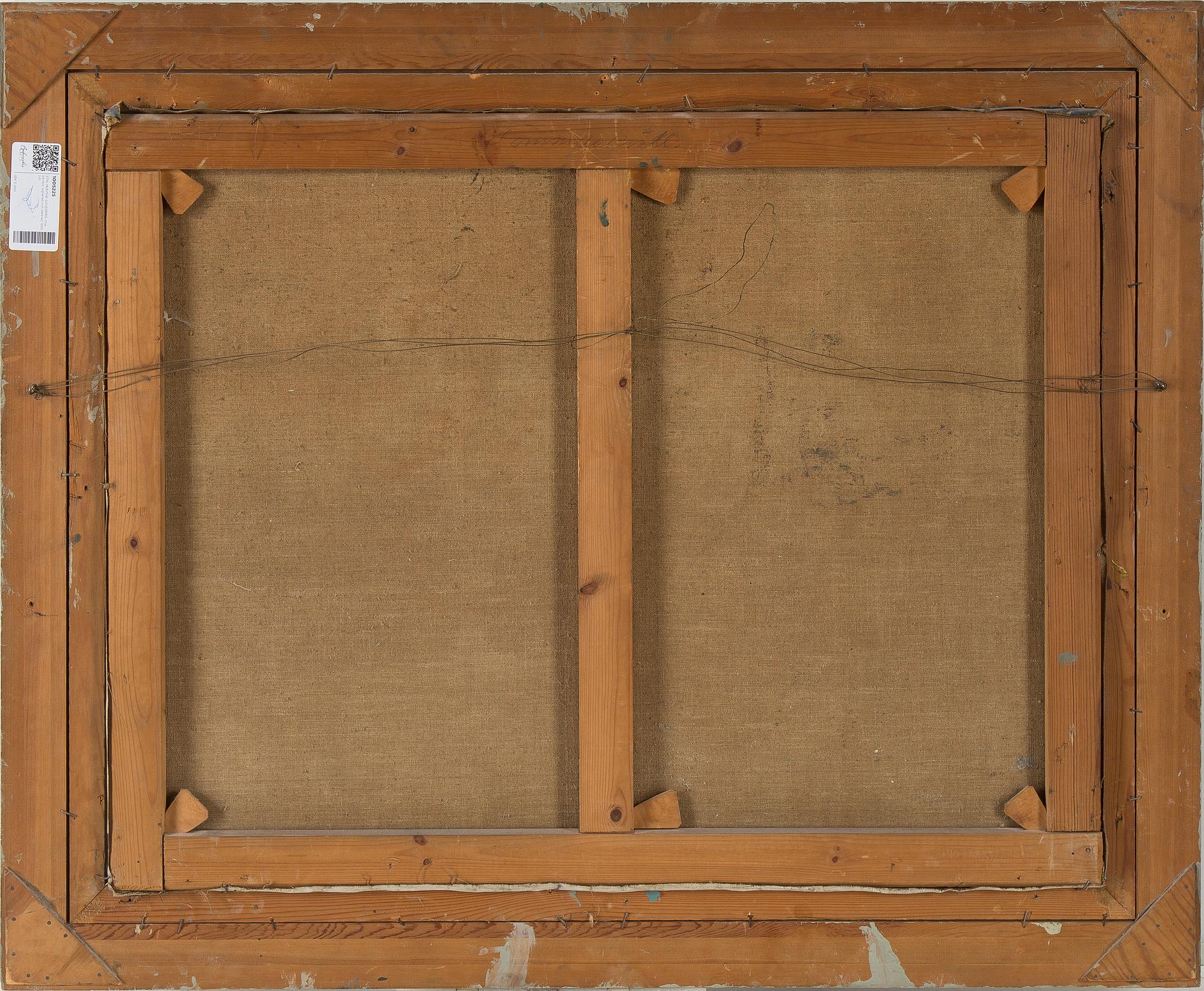 STIG MUNTHE-SANDBERG, oil on canvas, signed and dated 1939.