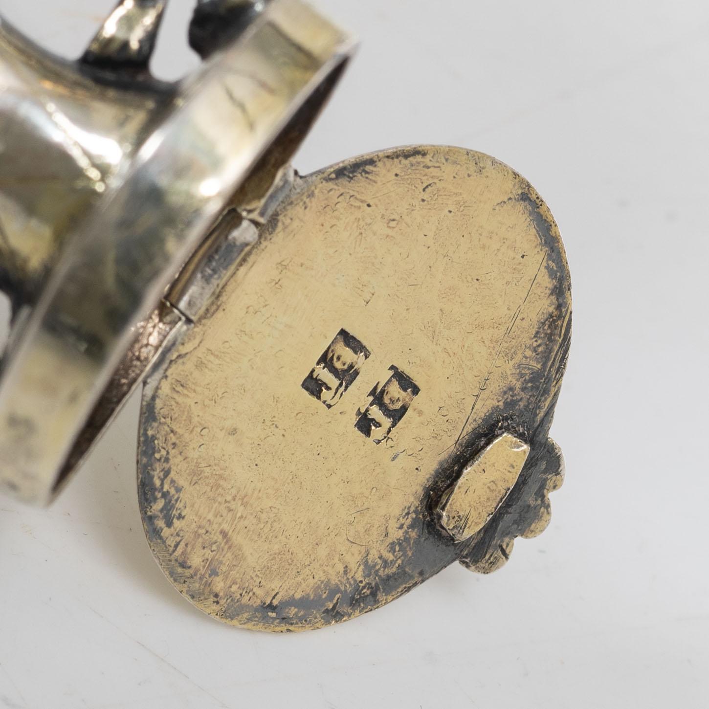 Scent box, silver, probably Denmark, dated 1803.