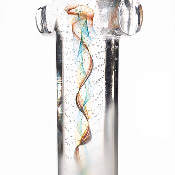 Kjell Engman, a glass sculpture of a horse, Kosta Boda Unique.
