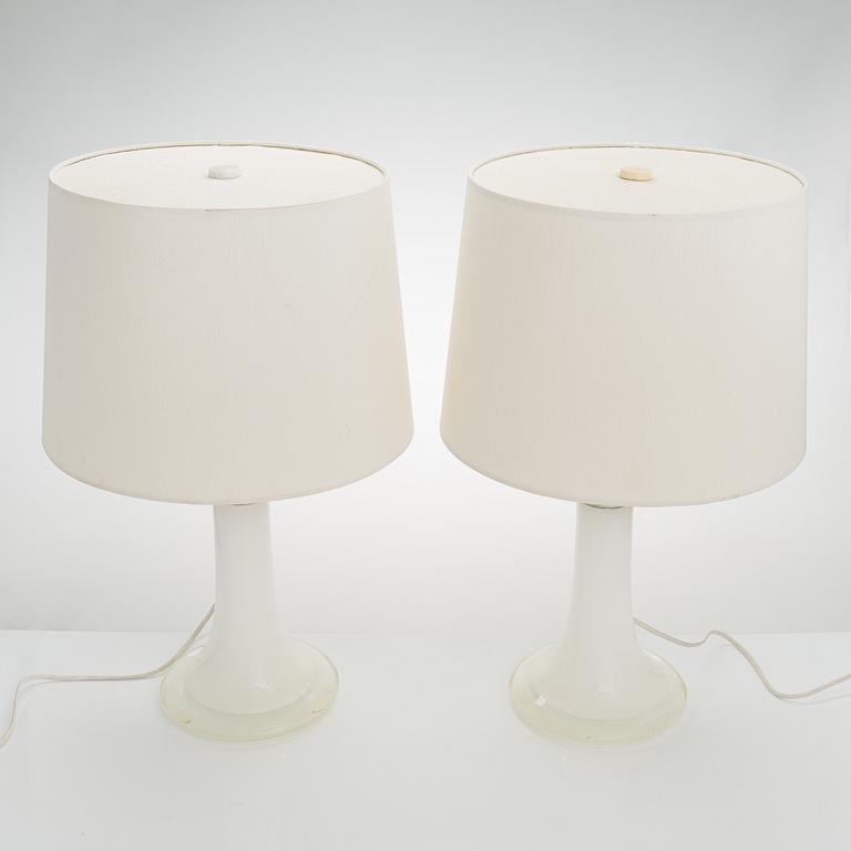 Lisa Johansson-Pape, A pair of 1960s table lamps, model '46-017'  for Stockmann Orno, Finland.