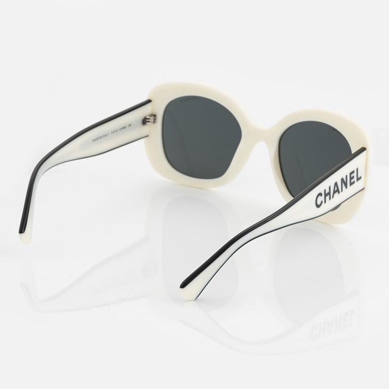 Chanel, sunglasses.