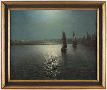 HOLLÄNDSK KONSTNÄR 1800/1900-tal, olja på duk, bär signatur.