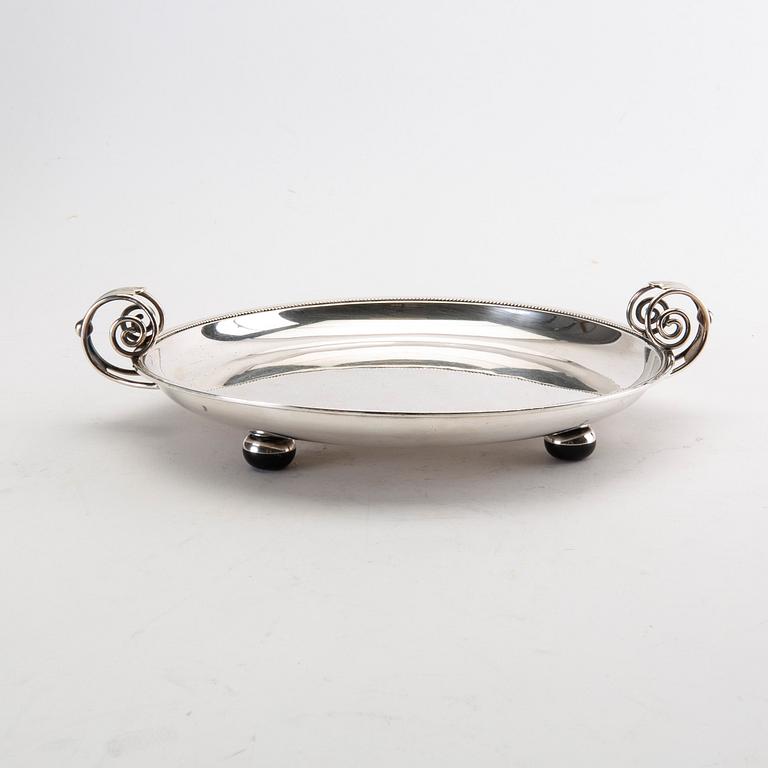 A Swedish 20th century  silver charger mark of GAB 18938 weight 566 grams.