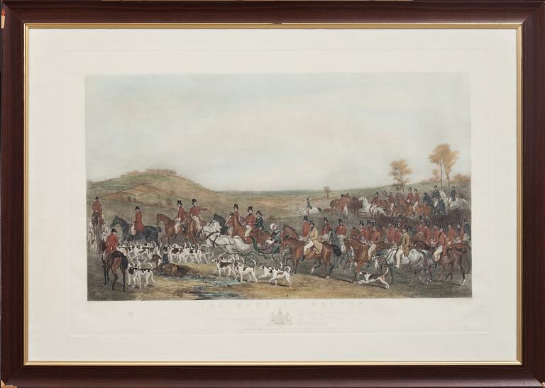 GRAVYR, efter GRANT(1803-1878) och HUMPRYS(1794-1865), kolorerad, London. 1841.