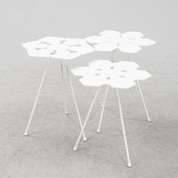 Claesson Koivisto Rune,a group of three 'Snowflake' side tables, OFFECCT, 21st Century.