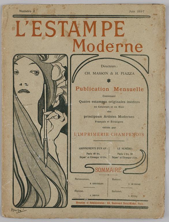 Alphonse Mucha, "Salomé".