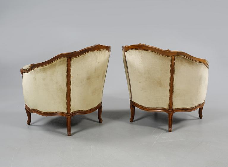 SOFFGRUPP, rokokostil, omkring 1900-talets mitt.