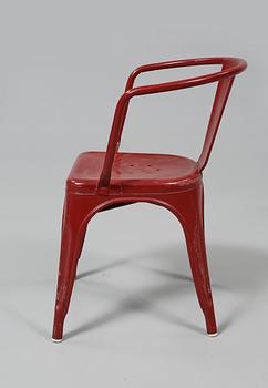 STOLAR, 4 st, Tolix, "A56", Frankrike, 1900-talets mitt.