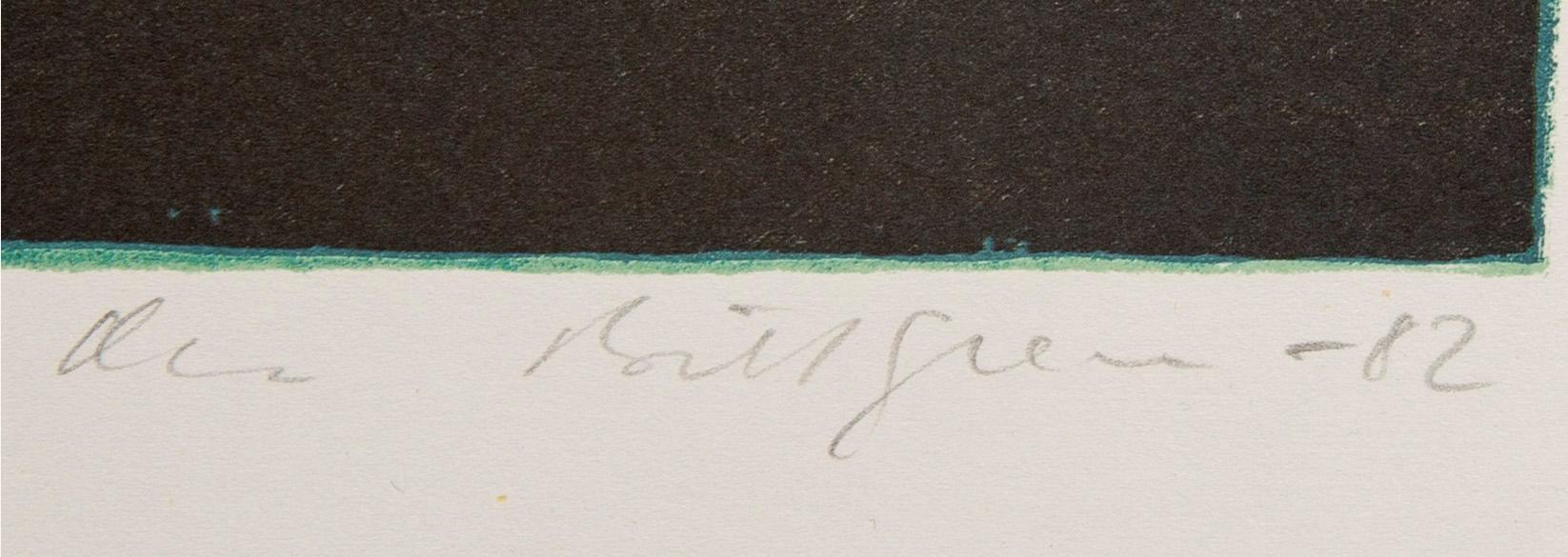 Ola Billgren, color lithograph, signed -82 EA.