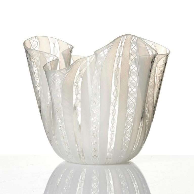 Paolo Venini & Fulvio Bianconi, A 'Fazzoletto' glass vase, Murano Italia.