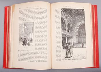 BÖCKER, 8 st, svensk kulturhistoria, bla "Stockholmiana" av FU Wrangel. 1890-20-tal.