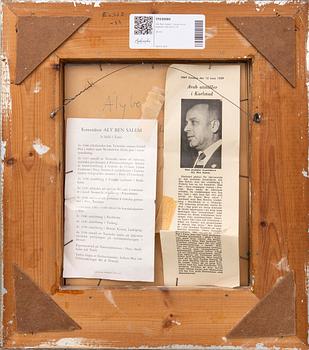 Aly Ben Salem, Gouache på papper, signerad.