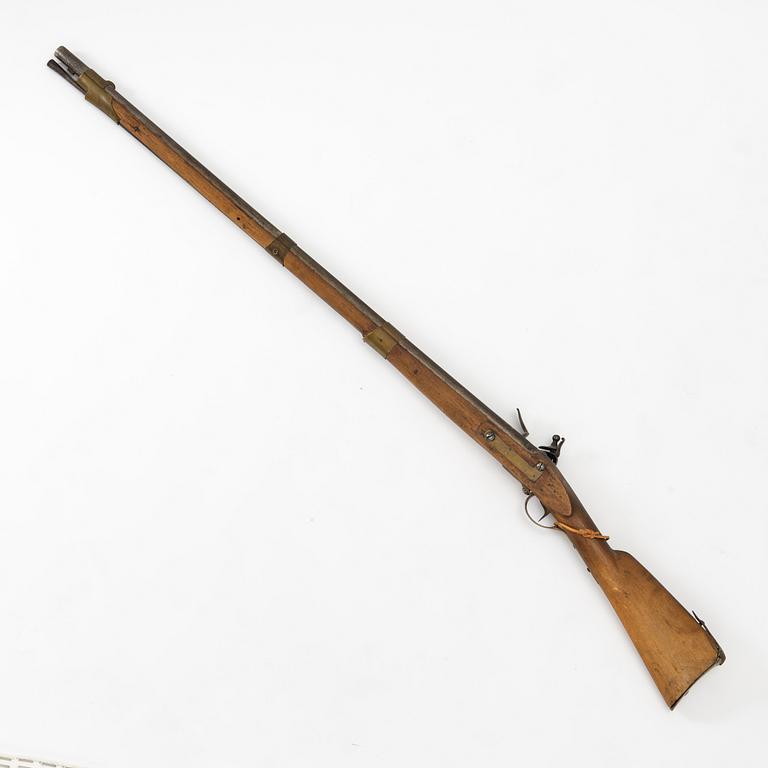 Flintlock rifle, Swedish, repair model.