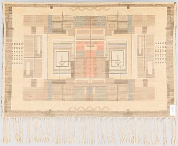 Laila Karttunen, a Finnish long pile rug. Ca 160x110 cm.