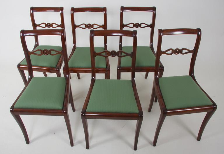 STOLAR, 6 st, empirestil. England.