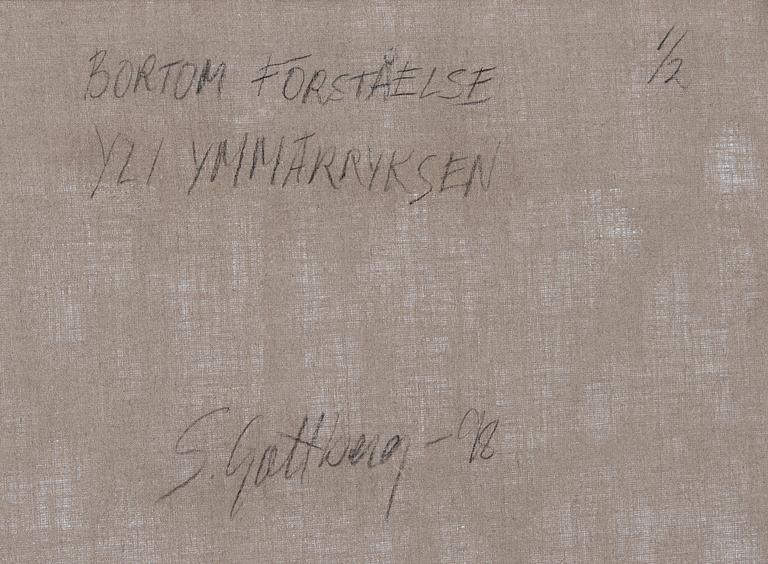 Susanne Gottberg, "Bortom förståelse".