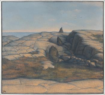 Peter Frie, Västkustklippor, diptyk.