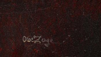 Owe Zerge, oil on panel, signed.