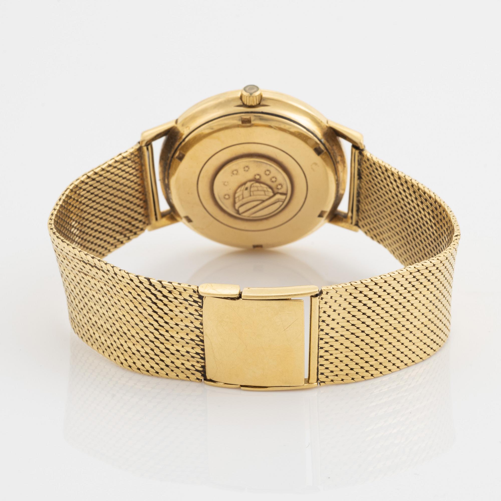 Omega, Constellation, Chronometer, "Pie-Pan", wristwatch, 34 mm.