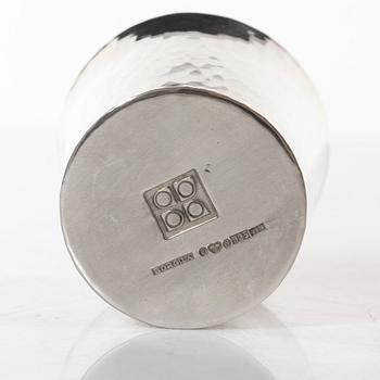 Atelier Borgila, soup cups, 4 pcs, sterling silver, Stockholm, 1988.