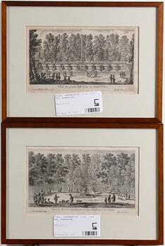 KOPPARSTICK, 2 st, 1700-tal, Frankrike. 