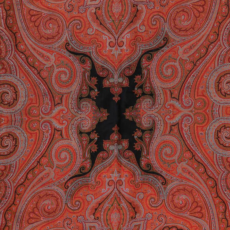 PAISLEYSJAL, omkring år 1900. Ca 310 x 155 cm.